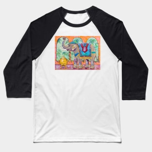 Elephant and Samovar Baseball T-Shirt